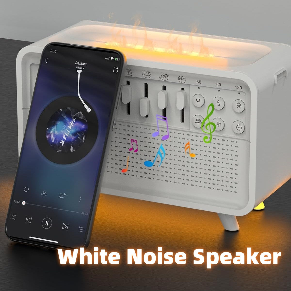 3-in-1 Sleep Machine and Humidifier with the Night Light